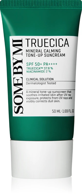 Some By Mi Truecica mineralna pomirjujoča krema za sončenje SPF 50+
