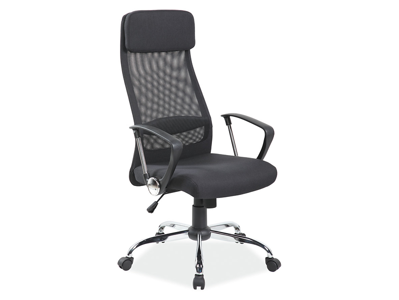 Fotel obrotowy Q-345 czarny