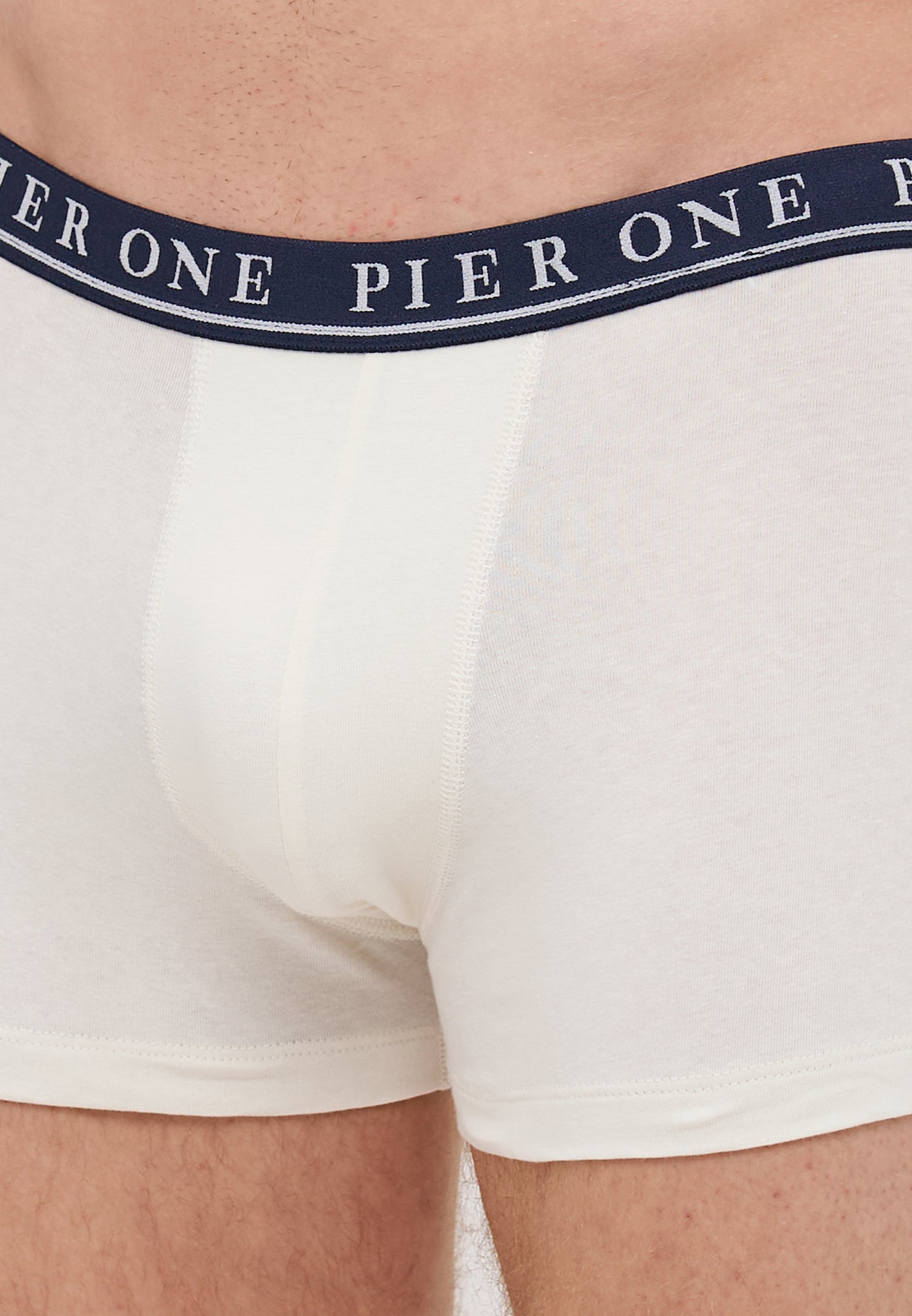 Confezione da 5 boxer Pier One - blu scuro/bianco sporco