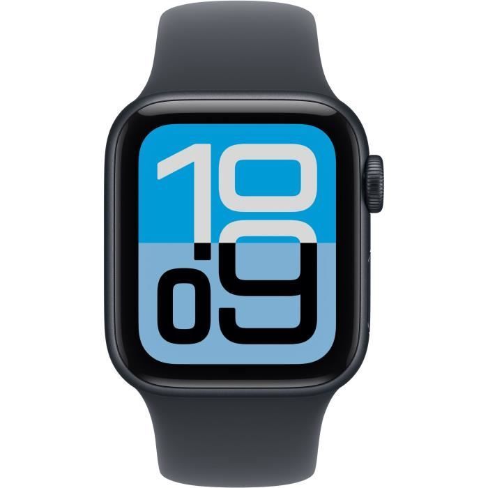 Apple Watch SE 3 GPS – 40 mm – Gehäuse aus Aluminium in Mitternachtsblau – Sportarmband in Mitternachtsblau – Größe M/L