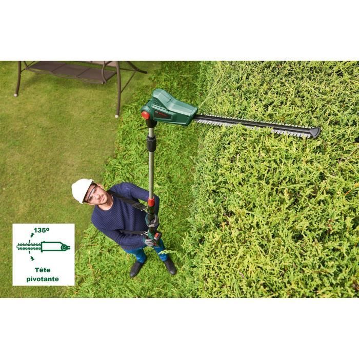 Bosch UniversalHedgePole 18 Telescopische Draadloze Heggenschaar (1 x 18V 2,5Ah Accu, Oplader, Bladlengte 43cm)