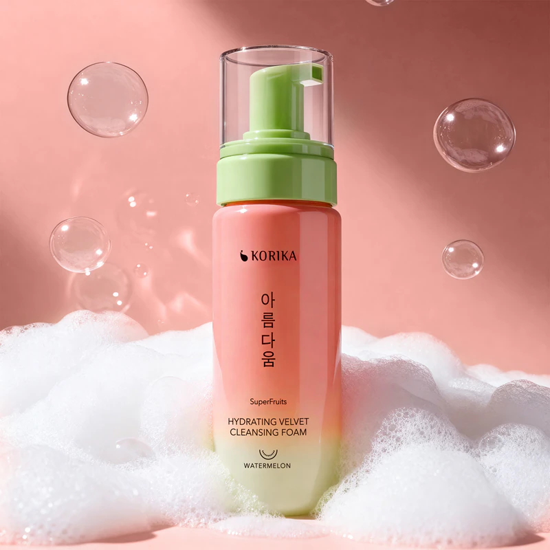 Espuma de Limpeza Aveludada Hidratante SuperFrutas KORIKA