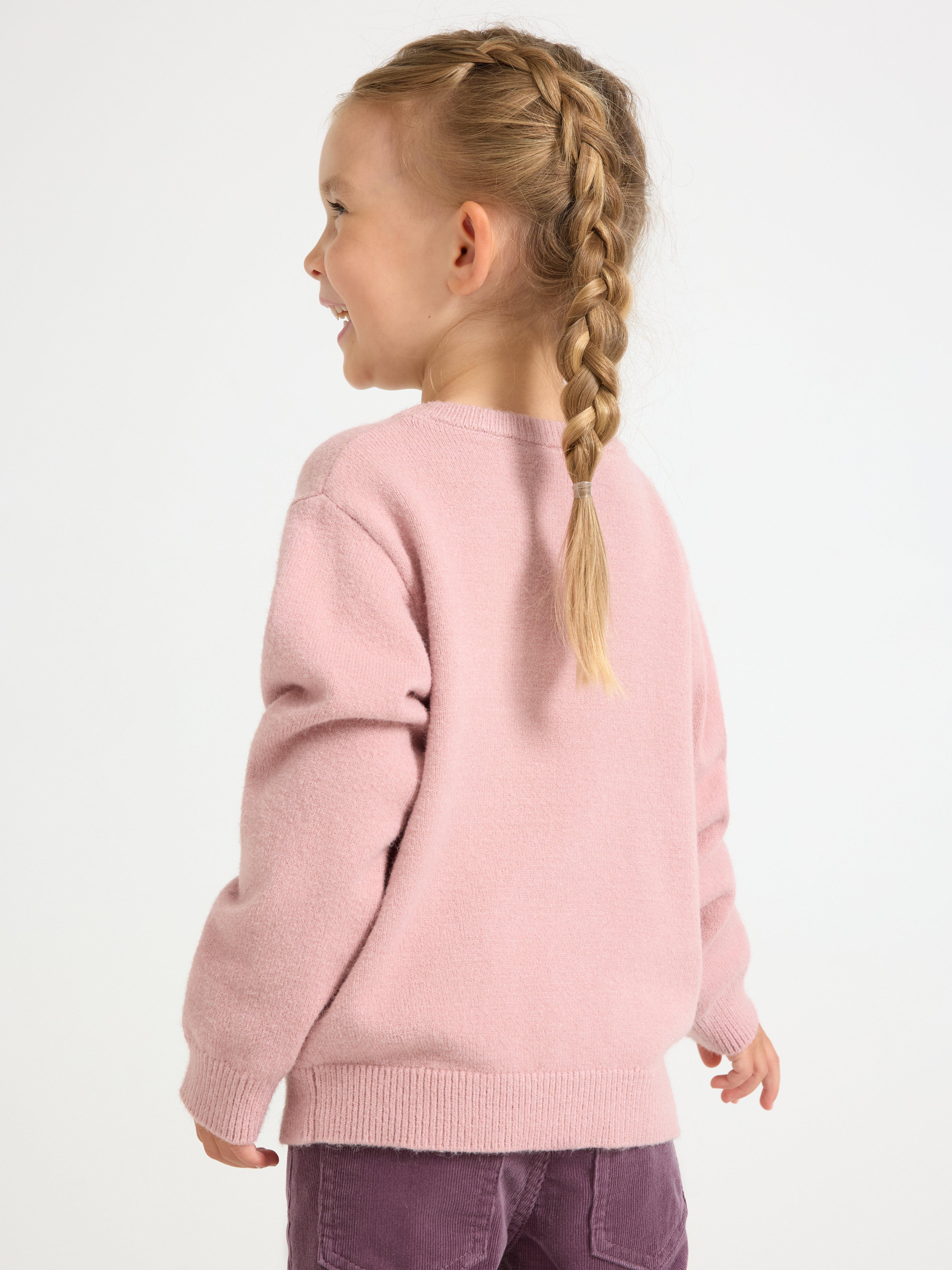 Pletený svetr Dusty Pink