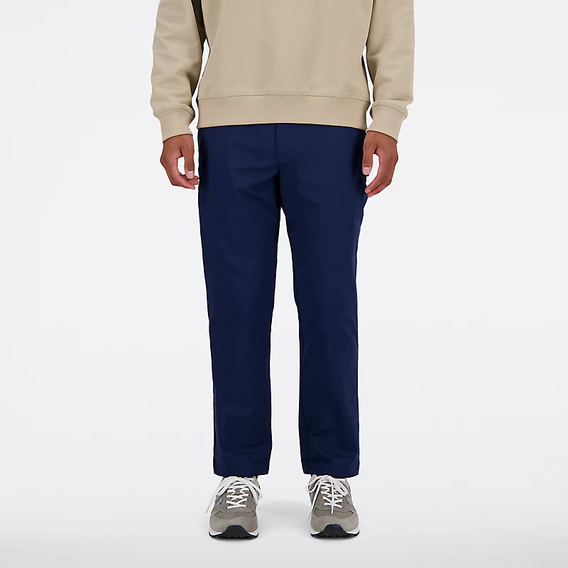 Spodnie męskie z twillu, proste, 28 kali - NB NAVY