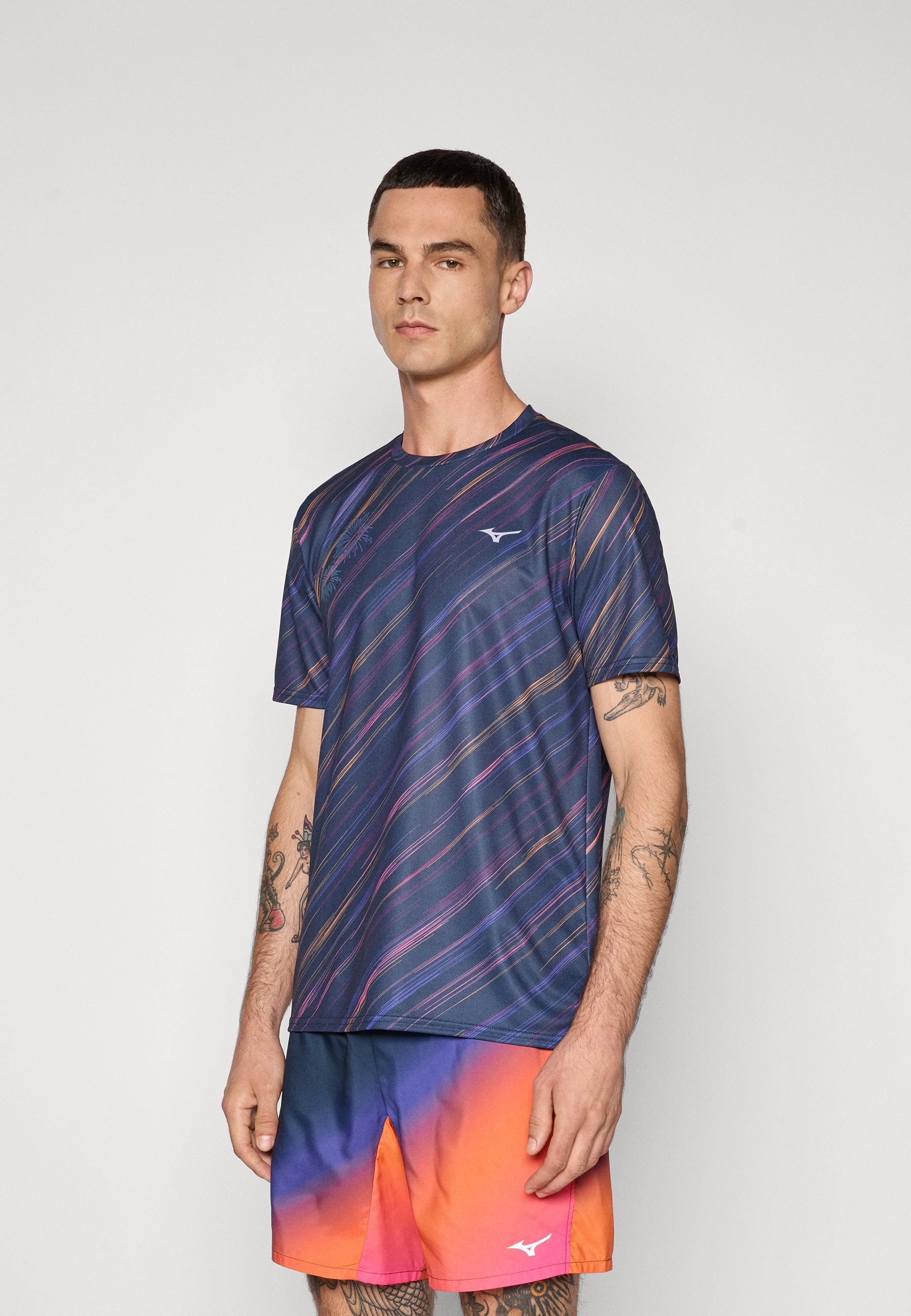 Mizuno SUMMER PACK TEE - Sportovní tričko - hanabi