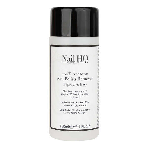 Nail HQ 100% Aceton Nagellacksborttagare - 150ml