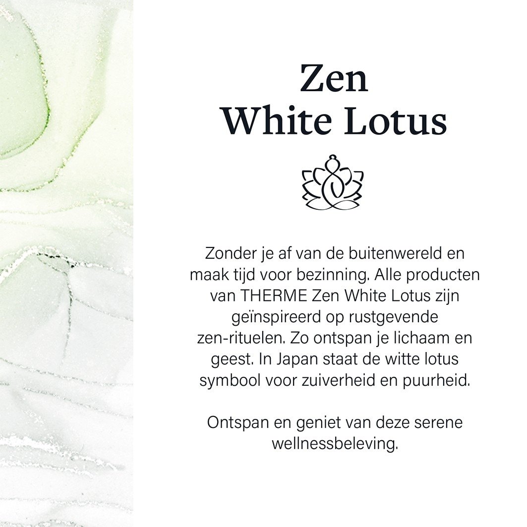 THERME Körperpeeling Zen White Lotus Duschpeeling - 200 ml