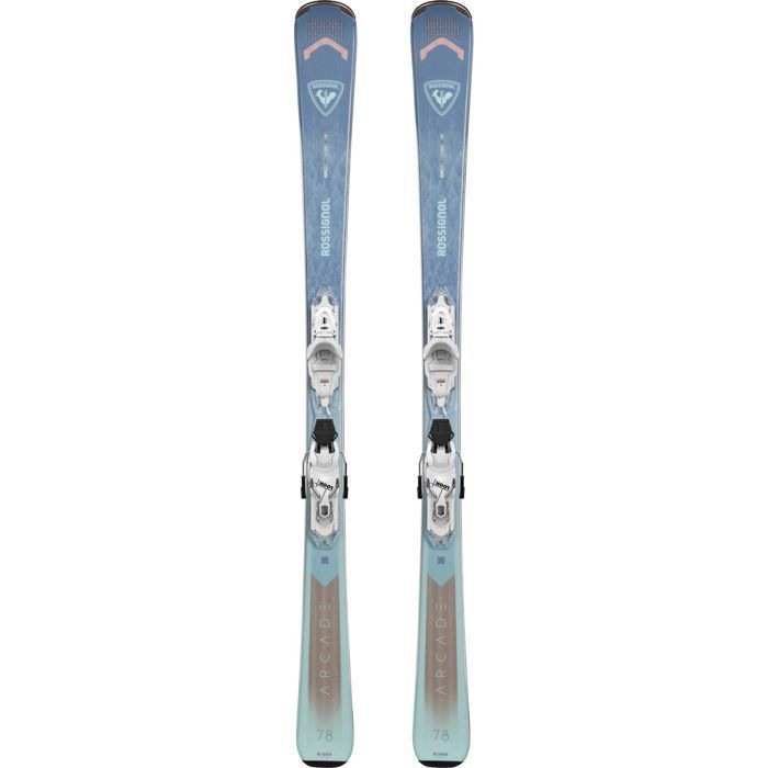 Rossignol Arcade W 78 Ski Pack + Xpress W 10 Gw Bindings Blue Women