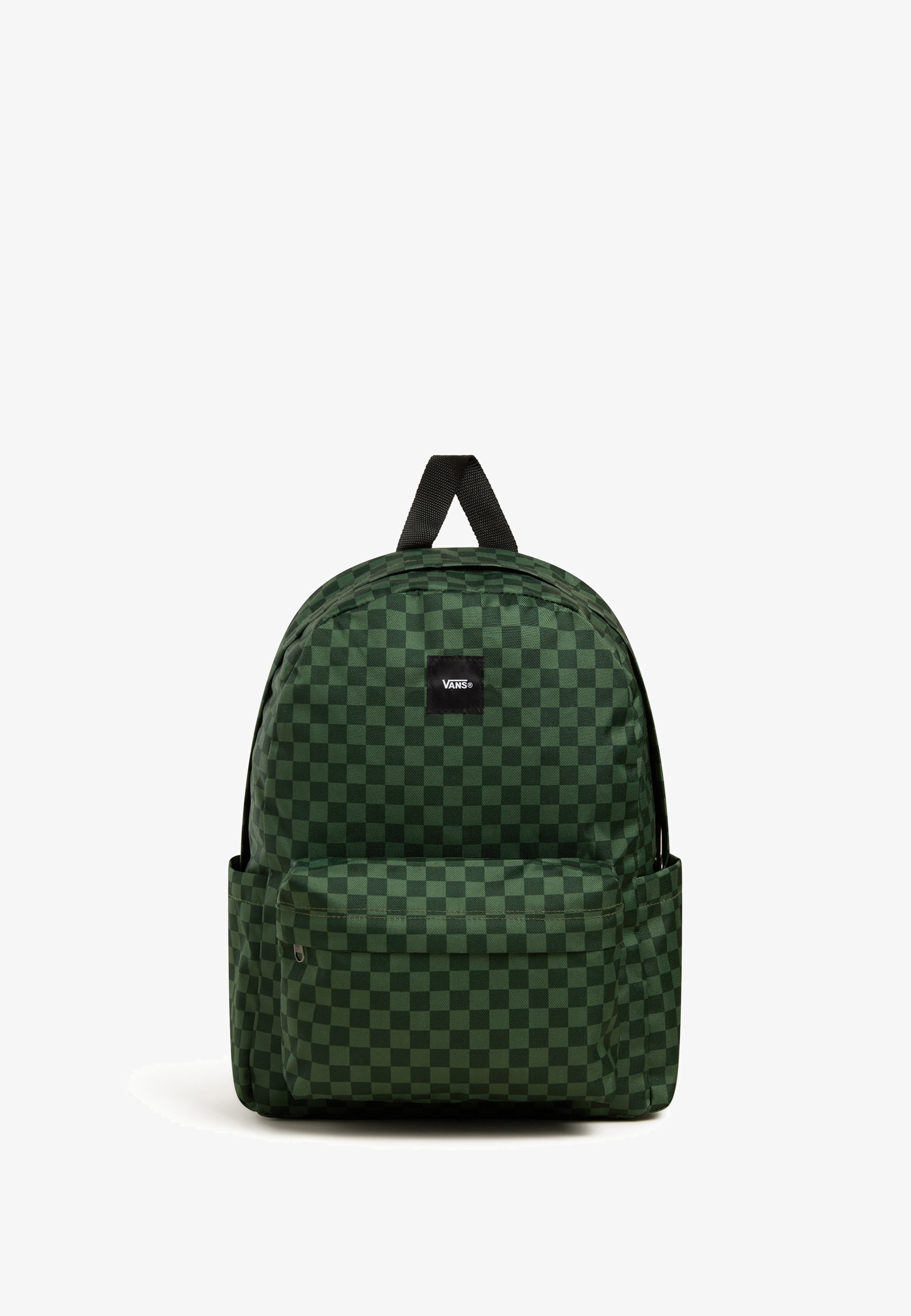 Vans OLD GROM CHECK - Schooltas - donker olijfgroen