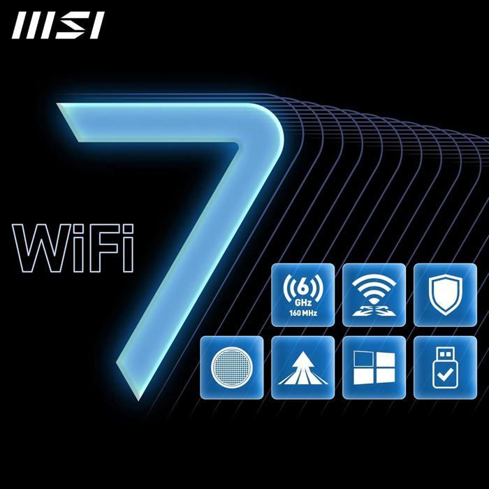 USB Wi-Fi-adapter - Parfumlamp - BE6500 - Tri-band Wi-Fi 7 6/5/2,4 GHz - USB 3.2 Gen1 Type-A - MLO- en high-gain-antennes