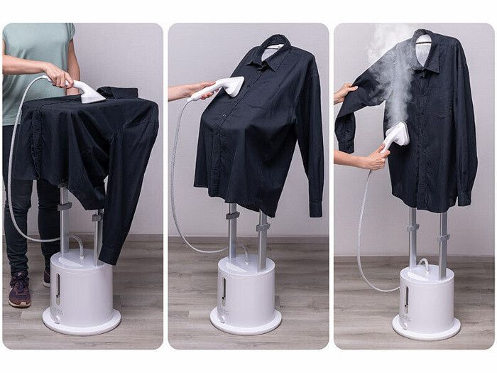 Défroisseur vapeur - Sichler - 2280 W - Table à repasser réglable - 3 modes de vapeur - Réservoir 1,8 L