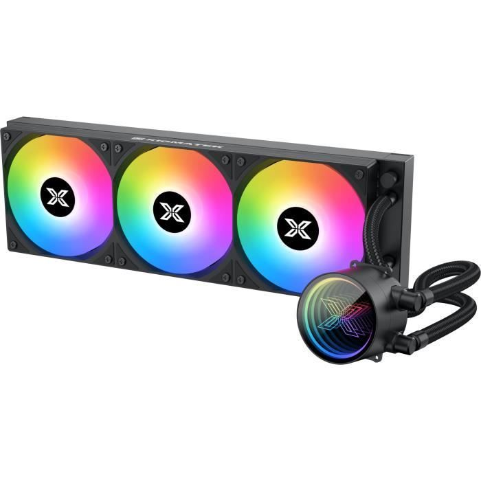XIGMATEK - Fenix II 360 - Alles-in-één waterkoeling - 120 mm ventilatoren - ARGB-verlichting, compatibel met Intel en AMD - Zwart