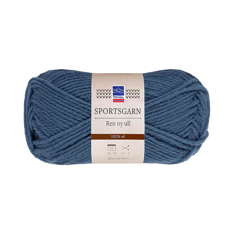 Trysil Sportsgarn mörk denim