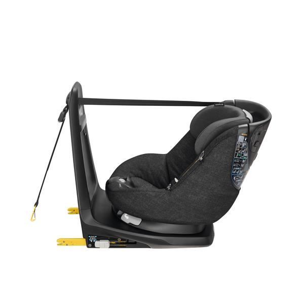 BEBE CONFORT AxissFix Air Car Seat, Group 0+/1, Isofix, Swivel, i-Size, Integrated Airbags, from 4 months to 4 years, Nomad Black