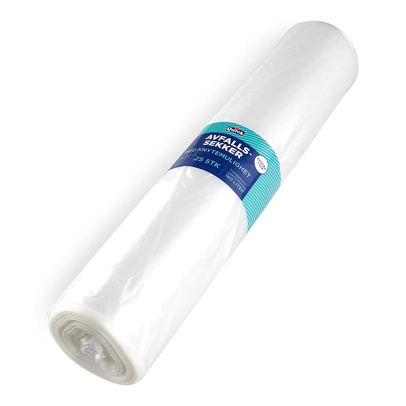 Sacchi per rifiuti Quick Waste, confezione da 25 pezzi, spessore 160 l.