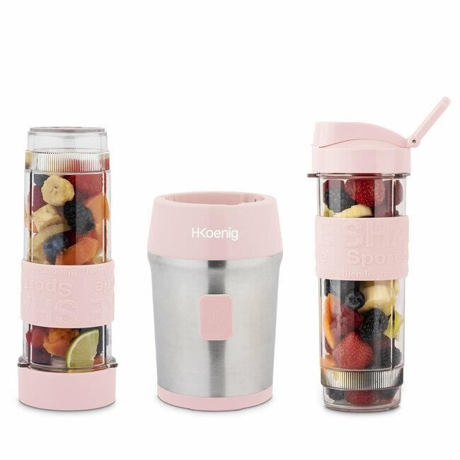 Mixer / blender - HKOENIG - smoo12 - Pink - 300 Watt - 570 mL