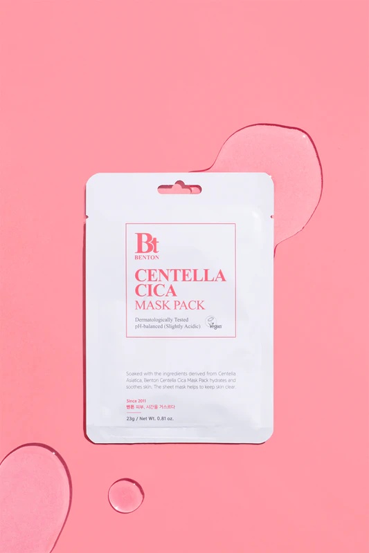 Бентон Goodbye Redness Centella Soothing sheet mask за проблематичну кожу