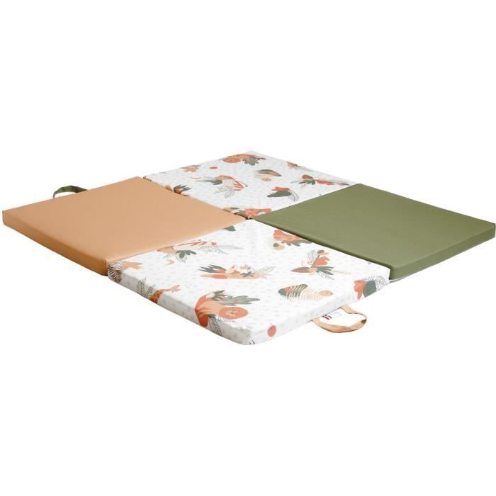 TINEO AMAZONIE Tappetino da gioco intelligente 3 in 1 - Tappetino multifunzionale per lo sviluppo - 120x120 cm