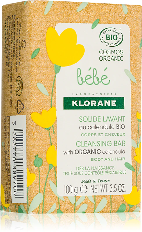 Klorane Bébé Calendula Sabonete Suave com Calêndula