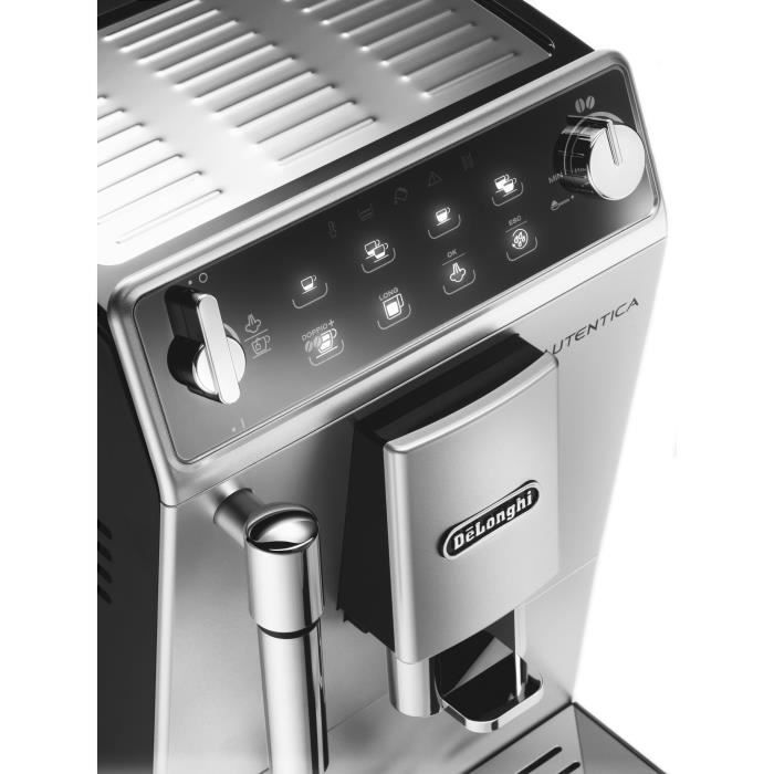 Cafetera espresso De'Longhi Autentica con molinillo incorporado - ETAM29.510.SB - 4 recetas - Negro plata