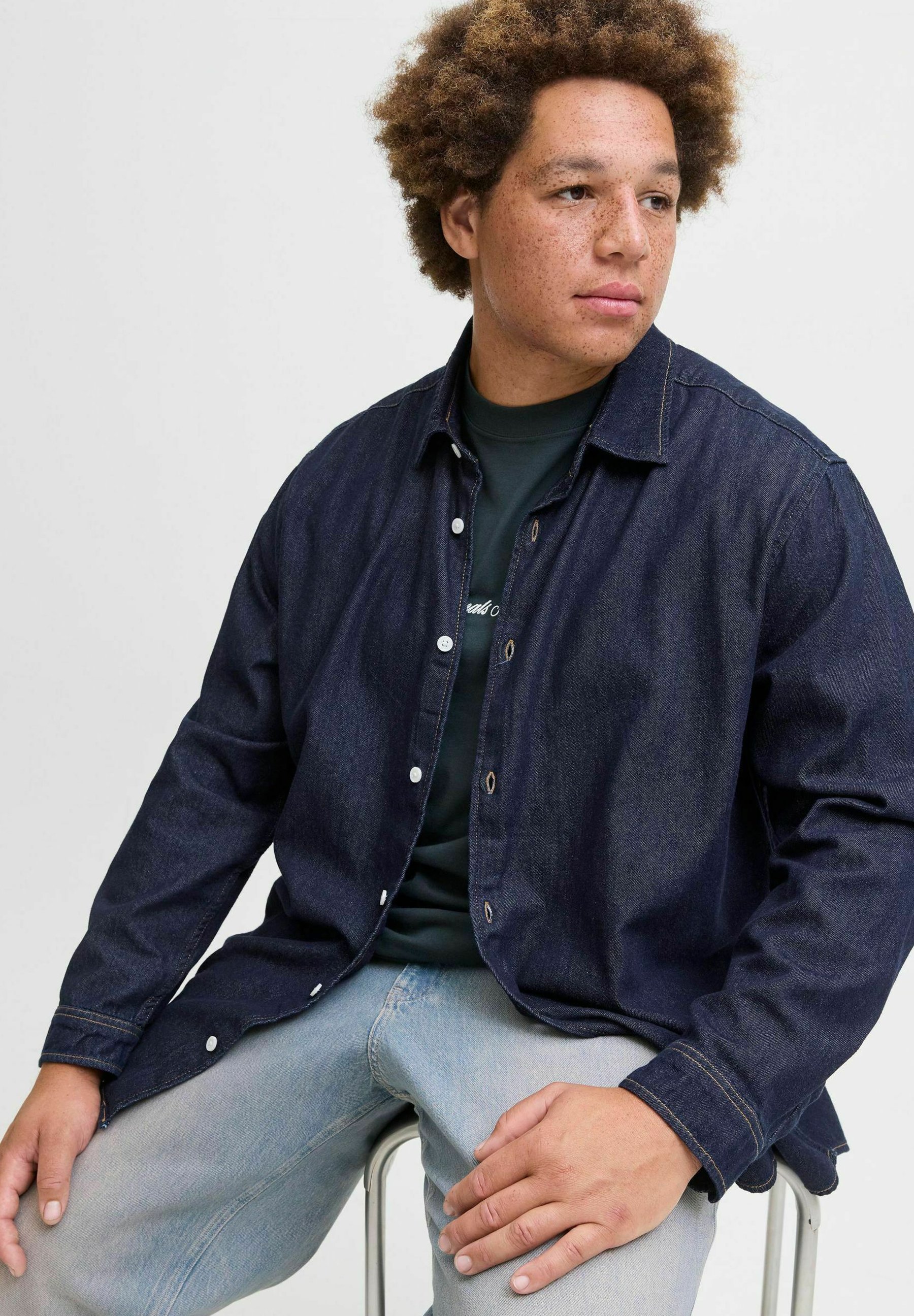 Camicia Jack & Jones - denim blu scuro