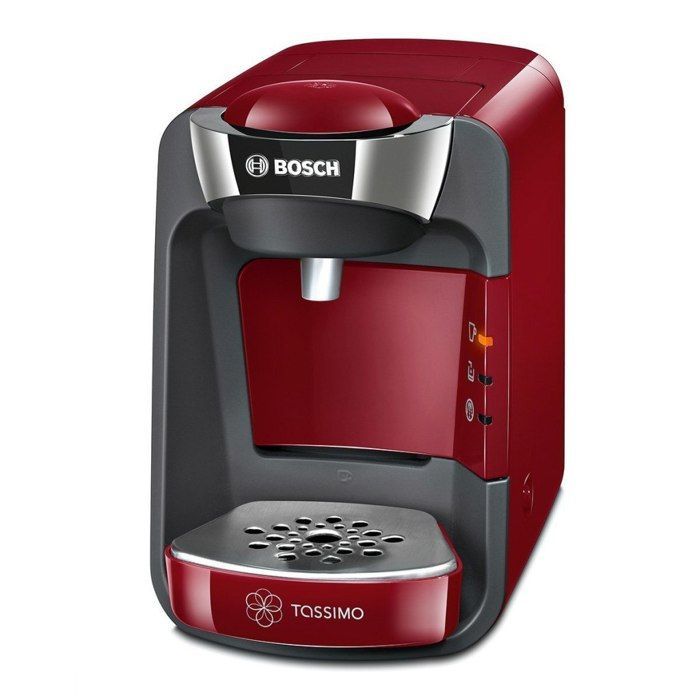 Koffiemachine met capsules voor diverse dranken - BOSCH TASSIMO Suny TAS3203 - Felrood - Capsules - 3,3 bar - 0,8 liter - 1300 W