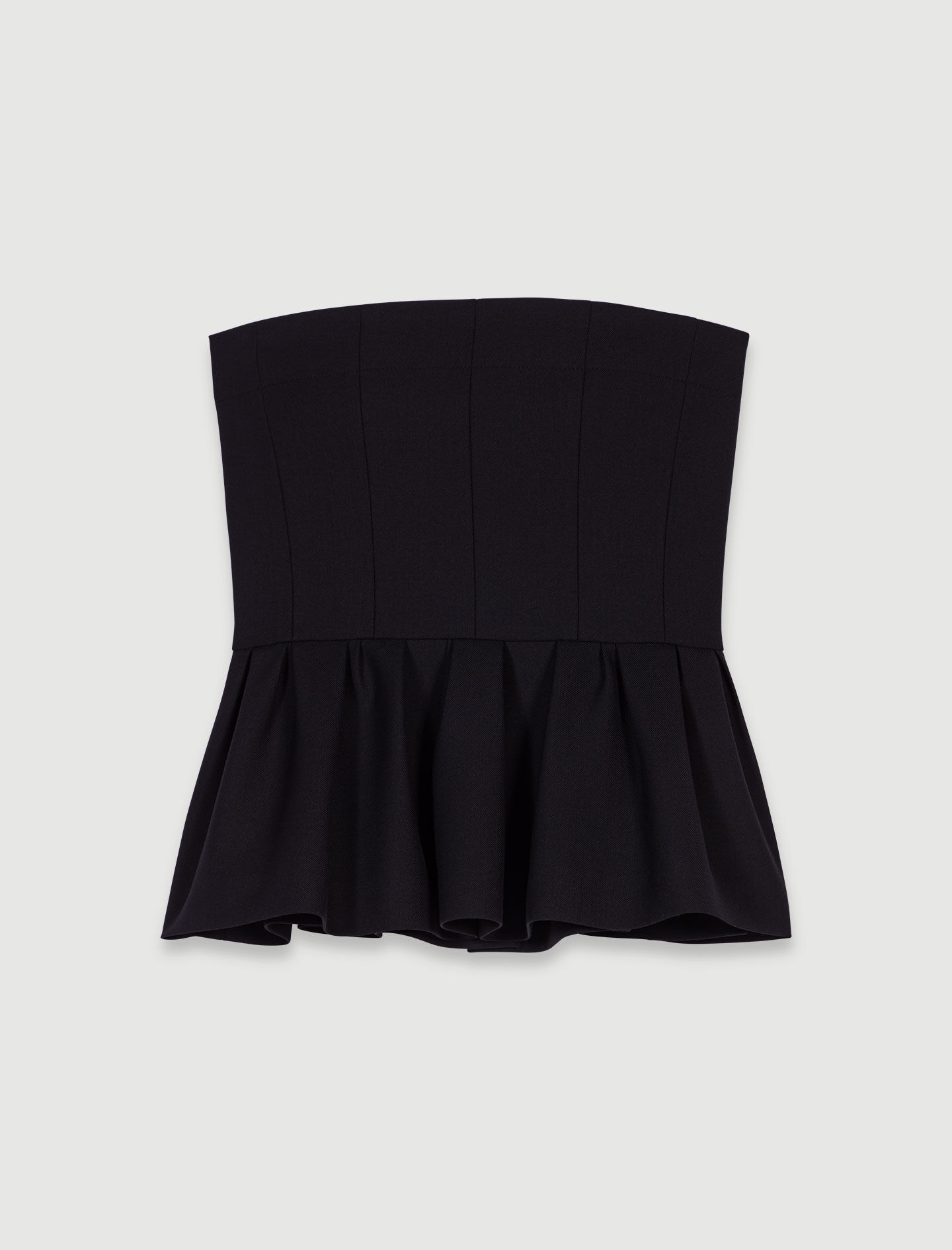 Topcorset met rok - Zwart
