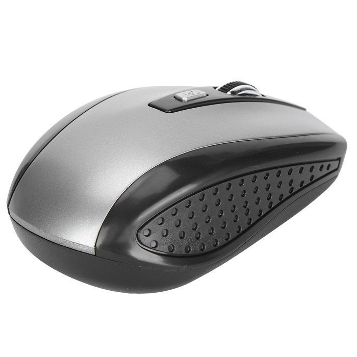 Ratón inalámbrico para portátil, ratón inalámbrico para ordenador, ratón inalámbrico para ordenador (gris)