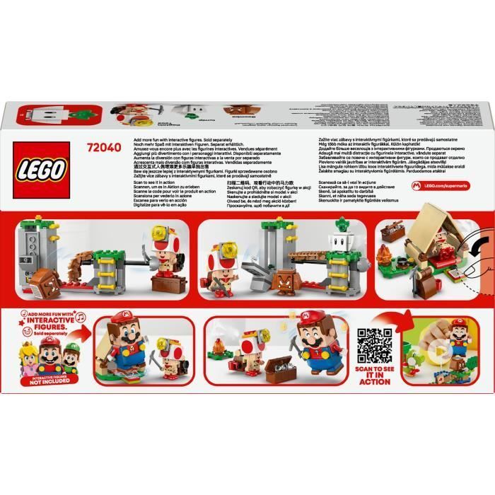 LEGO Super Mario 72040 Campement du Capitaine Toad - Jouet de Construction dès 6 ans