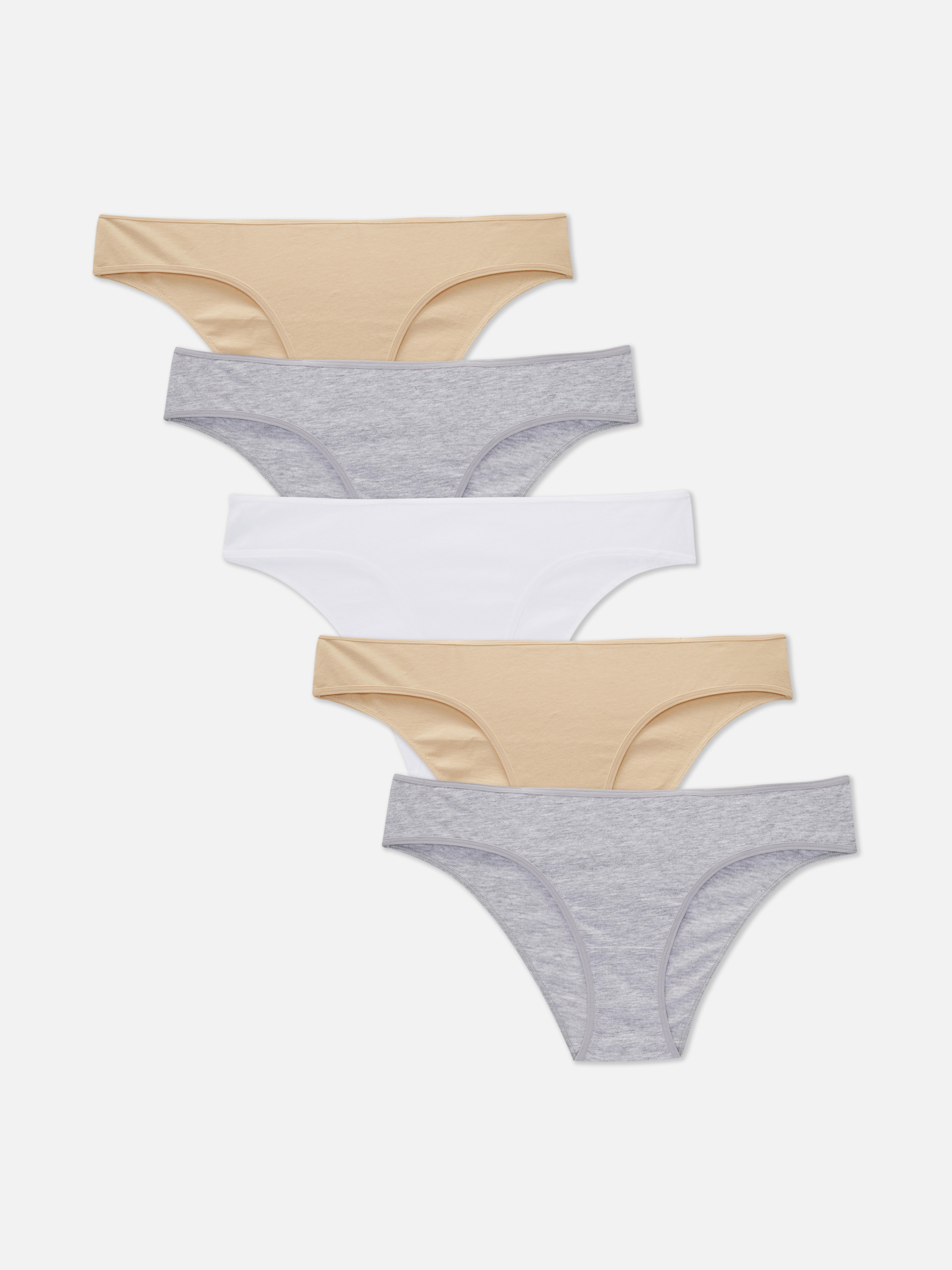 Basic Brazilian briefs, set of 5 Multipack Brazilian briefs with timeless shades for your underwear drawer