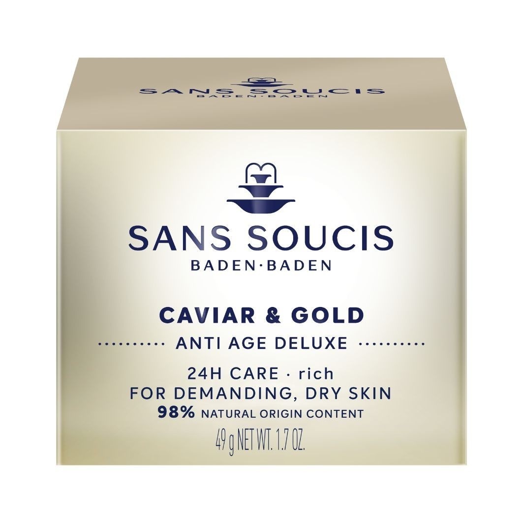Sans Soucis krema za lice s kavijarom i zlatom za 24-satnu bogatu njegu - 49 g