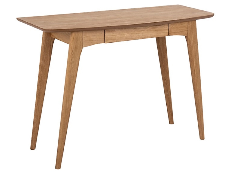 Biurko Woodstock 105 cm z szufladą dąb naturalny