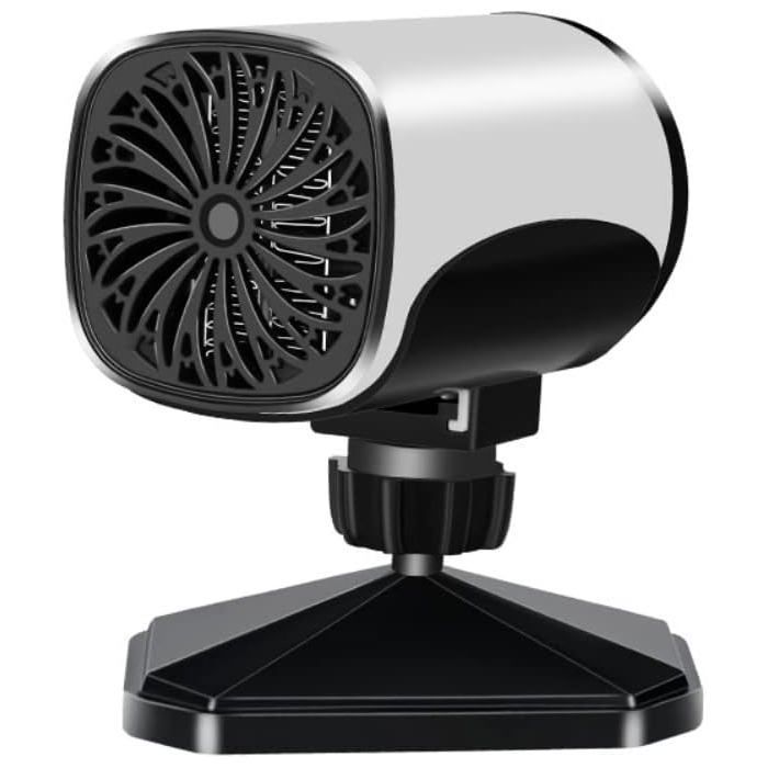 Mini ventilateur portable pour pare-brise de voiture 12V 150 W, Chauffage et refroidissement rapides, Avec ventouse