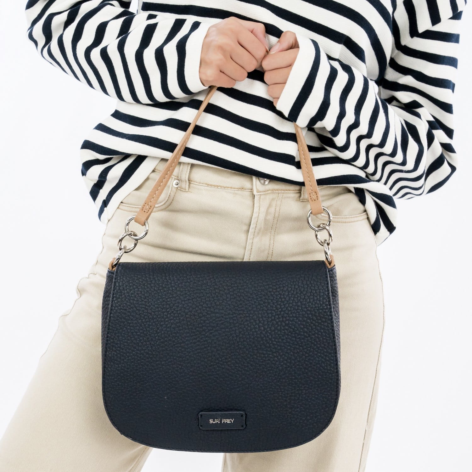 SURI FREY Schultertasche SFY Batty - Blau