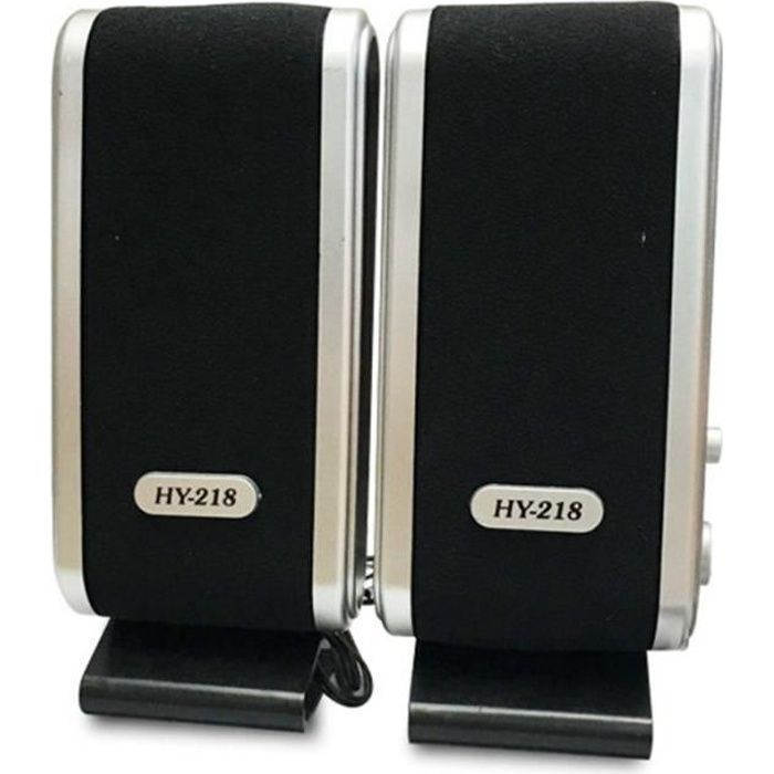 Haut-parleurs USB - SODIAL - 2 voies - 600W - Contrôle du volume intégré - Filaire