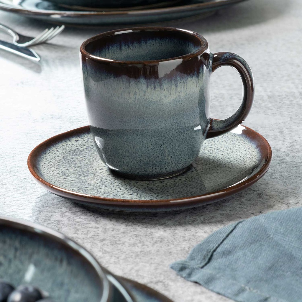 Villeroy & Boch puodelis, kavos lėkštutė, Lava gris – 1 vnt.