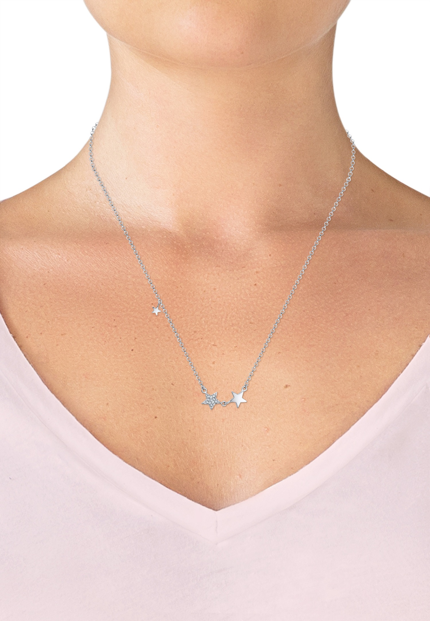 Elli Femme Pendentif en Filigrane avec Cristaux en Argent Sterling 925