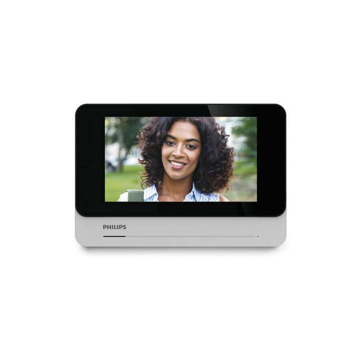 Videoportero con cable, 1 cámara y 2 pantallas - Philips Connect 2 Premium