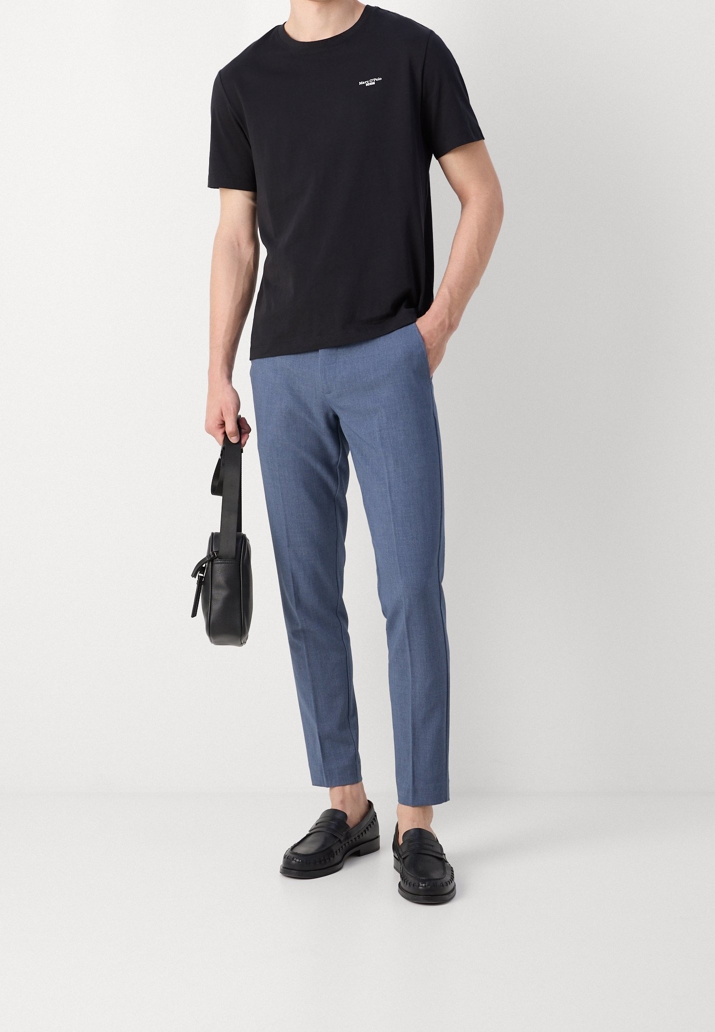 Pantalon chino Lindbergh - bleu moucheté