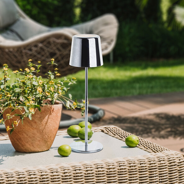 Lumini LED cu baterii Lia Deluxe, cromate