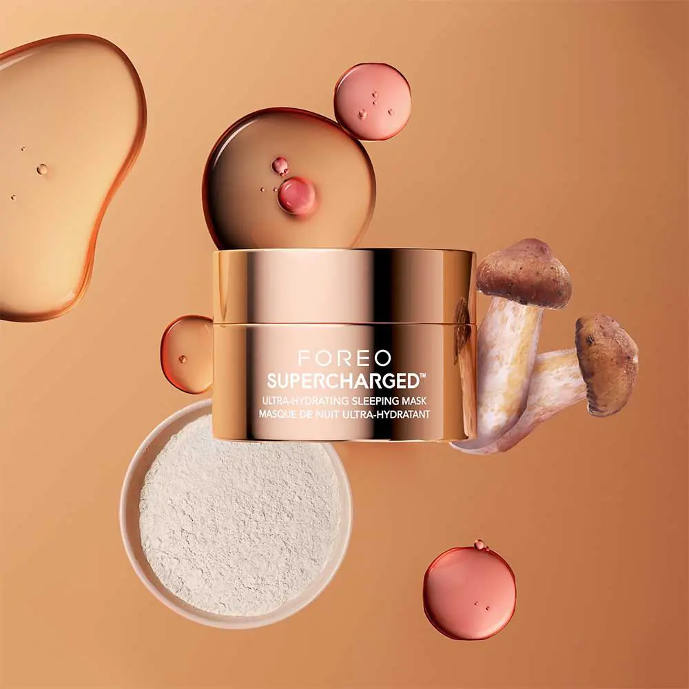 Foreo Supercharged Ultra-Hydrating Sleeping Mask Nawilżająca maska do twarzy, 15 ml