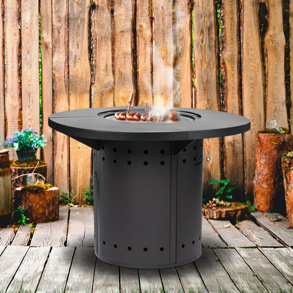 Ambiance peisbord, rundt (kull)