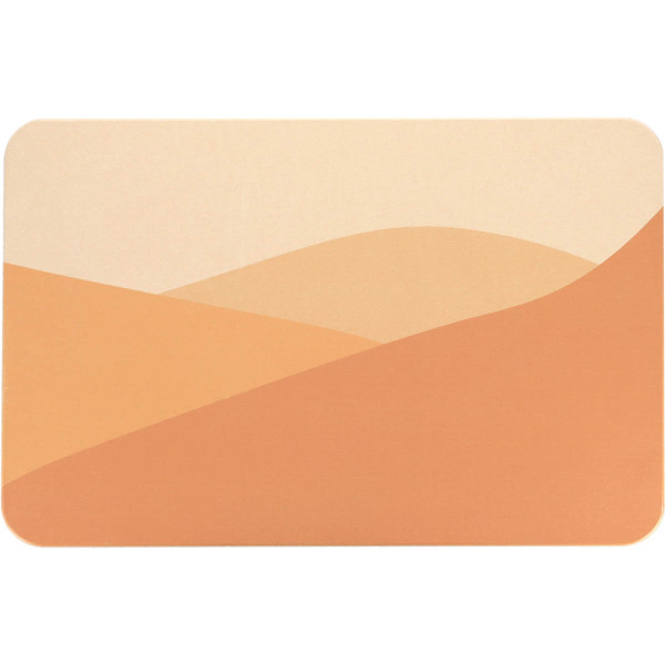 Podkładka Antypoślizgowa Sahara 39x60 cm Diatomit Pomarańczowo-Żółta
