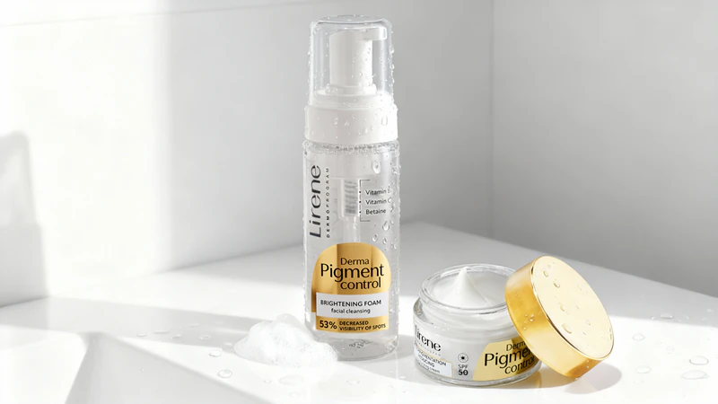 Lirene Derma Pigment Control Brightening Foam rozjasňujúca čistiaca pena pre pleť so zafarbením
