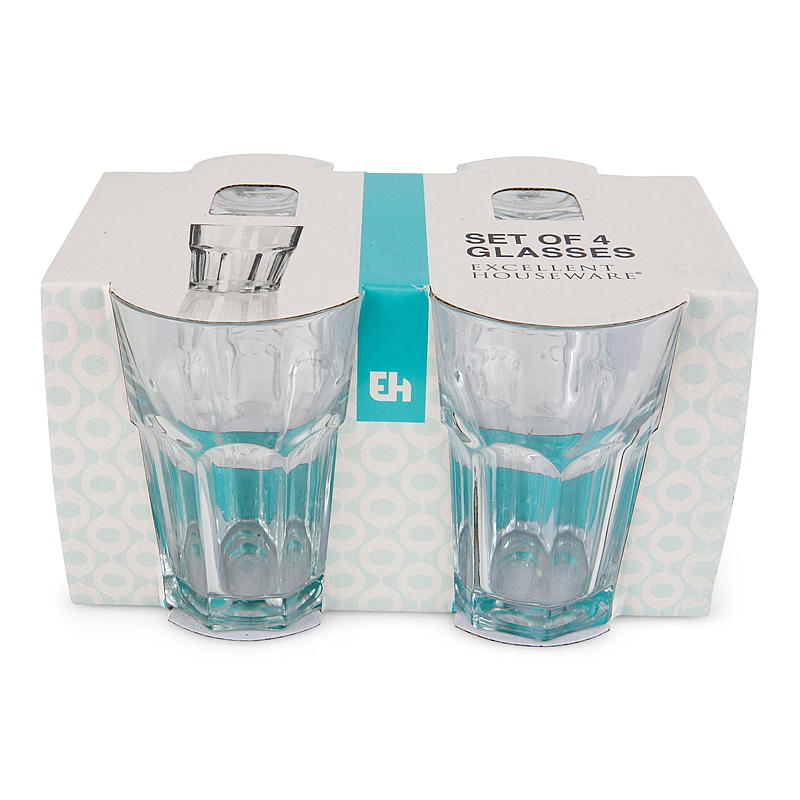 Juego de 4 vasos de cocina de 360 ml