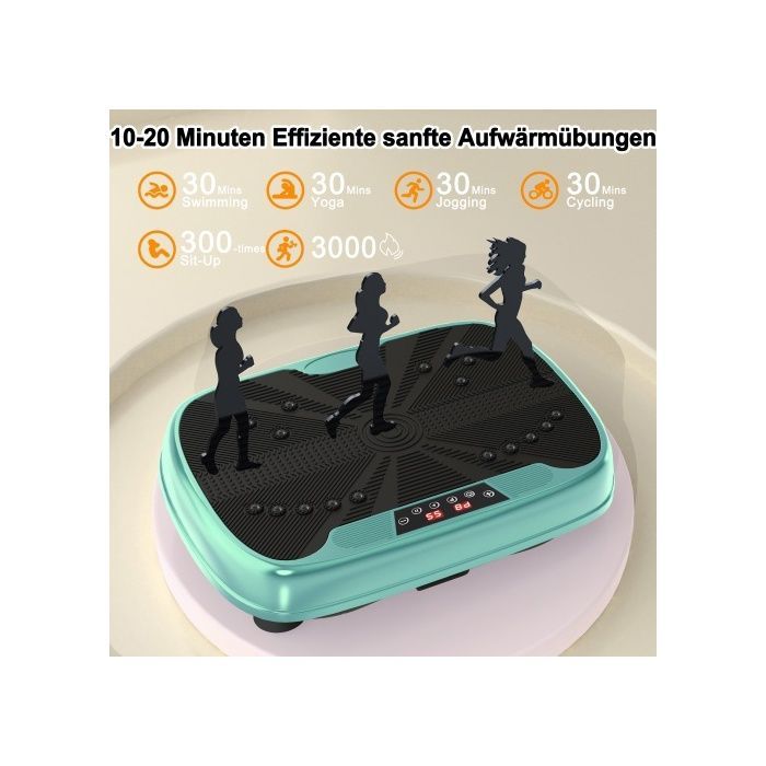 Plataforma vibratória BLOSSOM - Modelo com controle remoto - 99 níveis - Bluetooth integrado - Preta