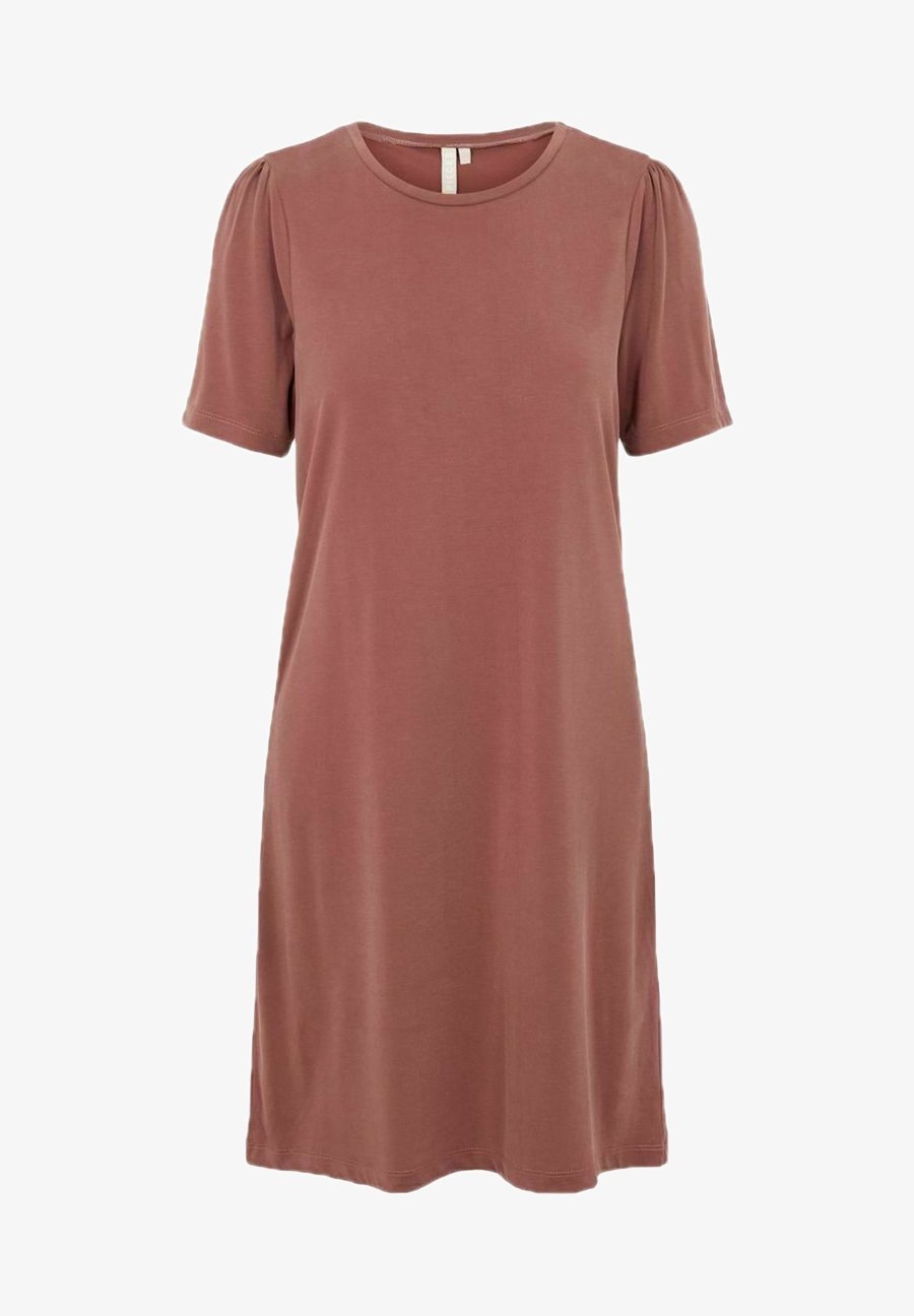 Obleka iz džersija Pieces - rdeča
