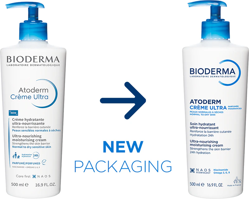 Bioderma Atoderm Creme Ultra Nutritivo para o Corpo, para Pele Normal, Seca e Sensível, Perfumado