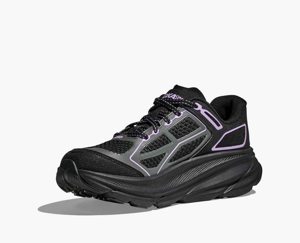 HOKA Clifton One9 Zwart / Asterbloem