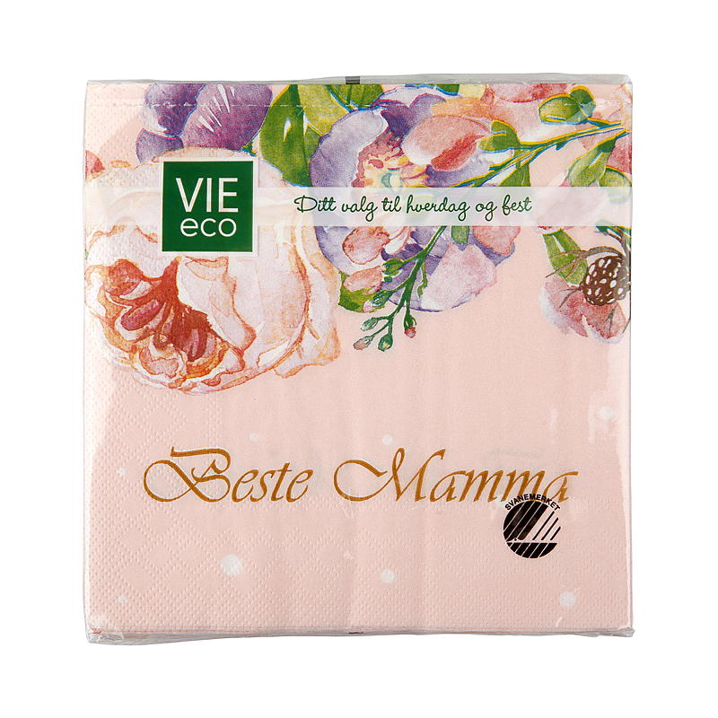 Vie Eco Servietter 20-pak 33x33 cm, Forår